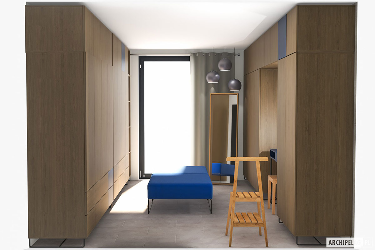 Vieno aukšto namo projektas 150 m²: 3 Miegamieji, 2 Vonios, Atvira virtuvė, Garažas