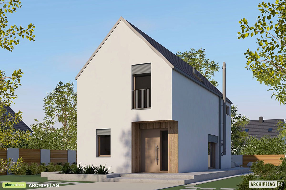 1000 Sq Ft Narrow Lot House with 3 Beds and Open Floor Plan