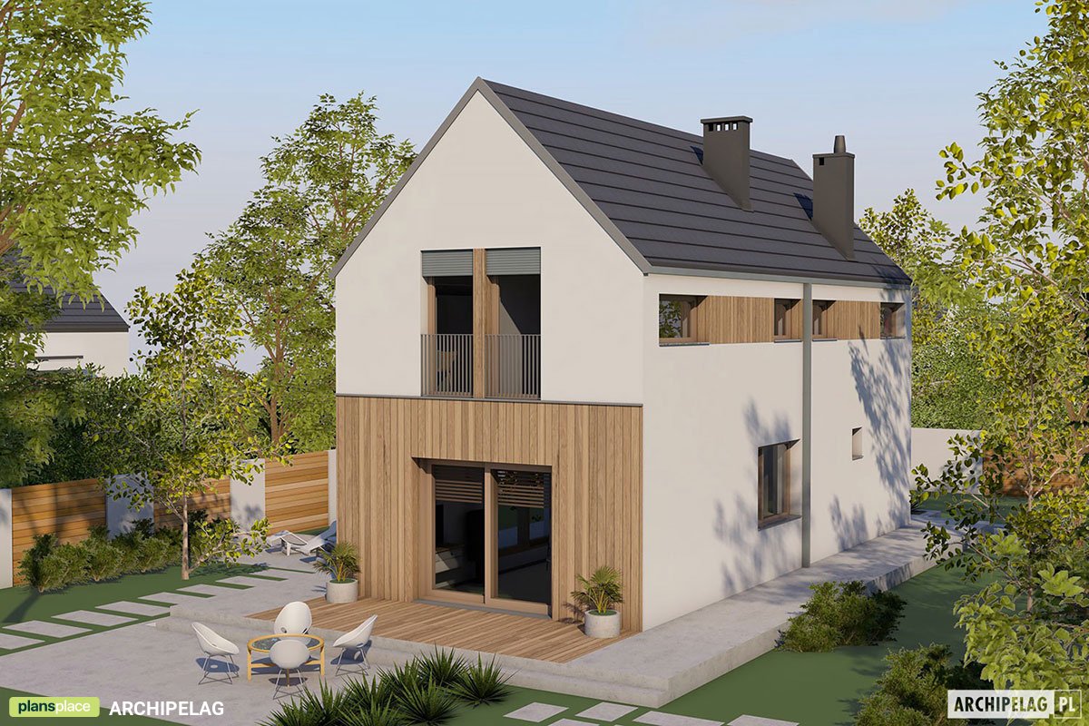 1000 Sq Ft Narrow Lot House with 3 Beds and Open Floor Plan