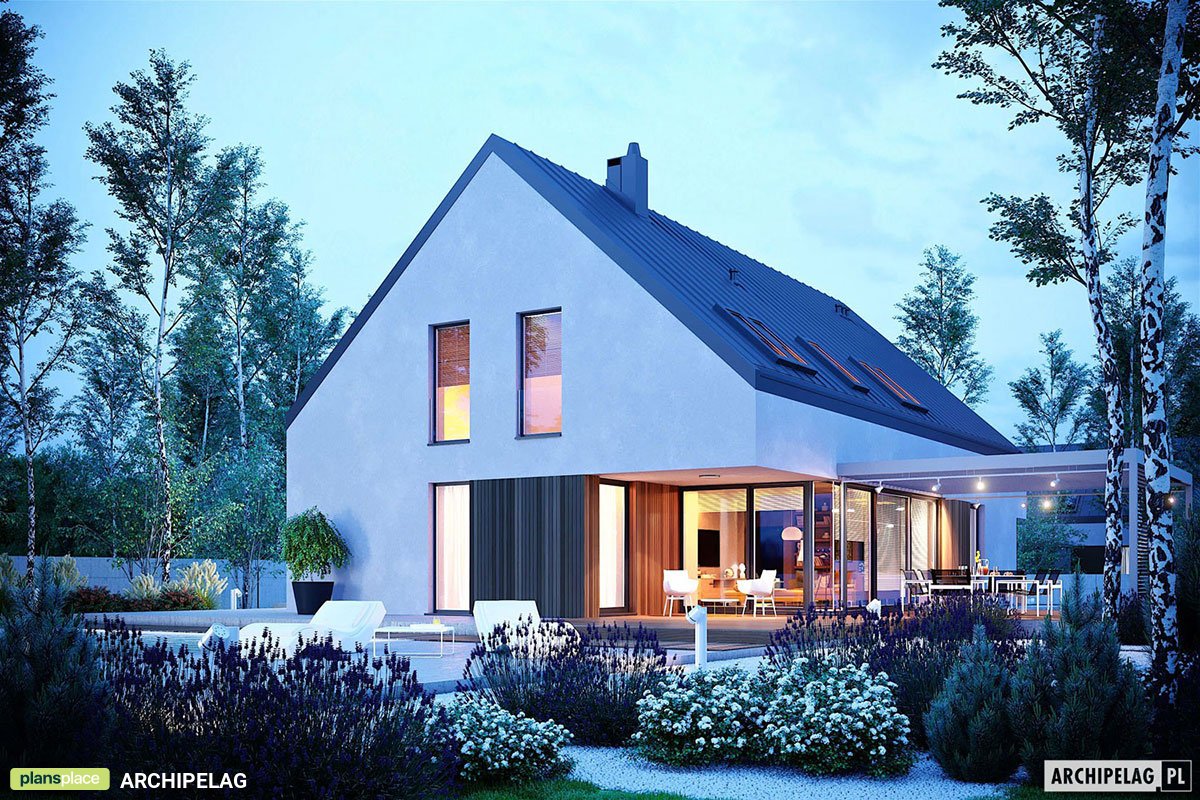 2600 Sq Ft 2-Story House Plan with Rooftop Deck above Garage