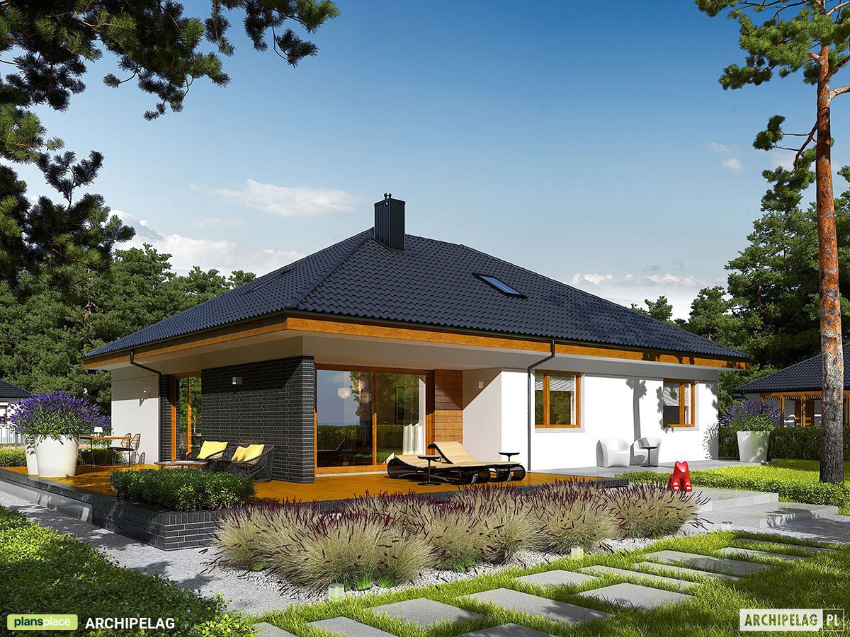 2-Bedroom, 1150 Sq Ft House Plan with Open Floor Plan