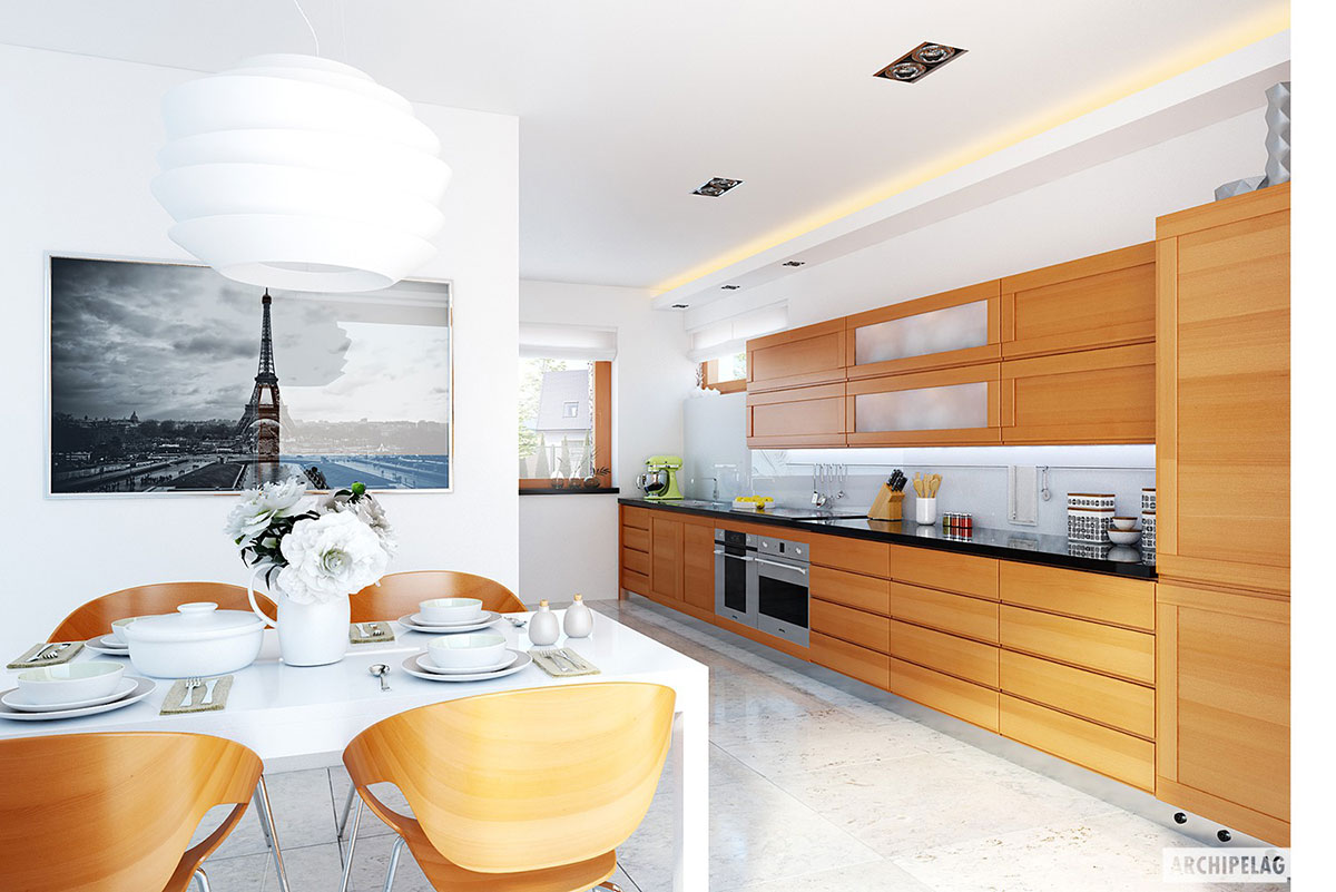 Small Barn Style Floor Plan with Clustered Bedrooms Upstairs