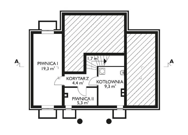 Rūsys 1 – Namo projektas su mansarda 215 m², 4 Miegamieji — 77819R