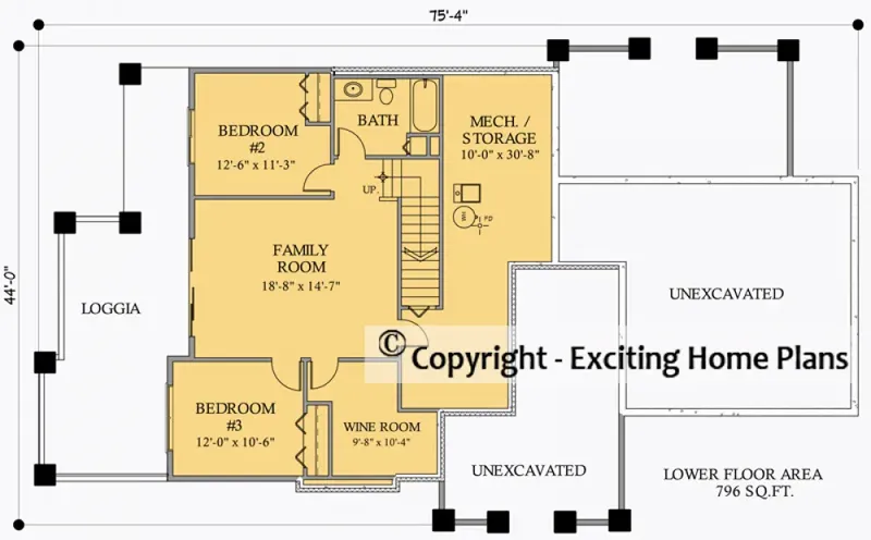 Rūsys 7 – Vieno aukšto namo projektas 226 m², 3 Miegamieji — 70500R