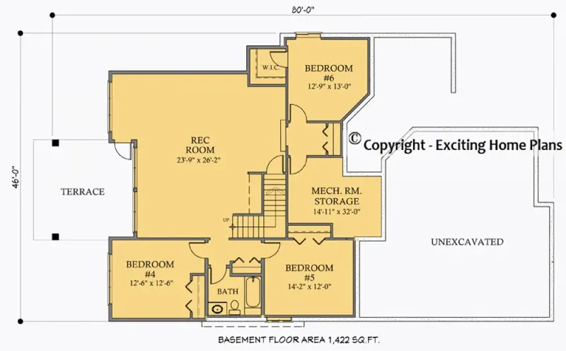 Rūsys 7 – Vieno aukšto namo projektas 366 m², 6 Miegamieji — 85158R
