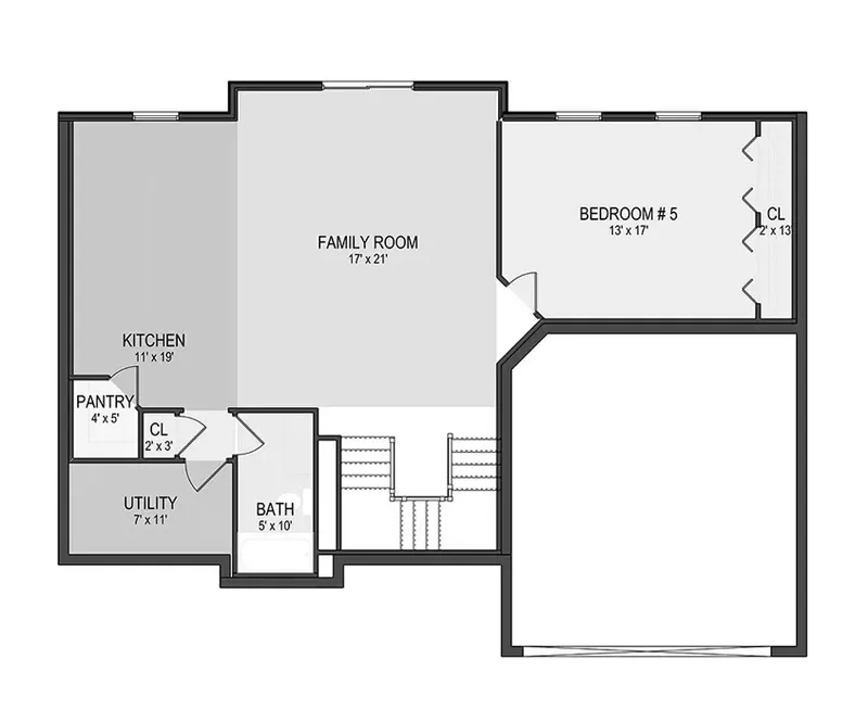 Rūsys 9 – Dviejų aukštų namo projektas 407 m², 5 Miegamieji — 24507R