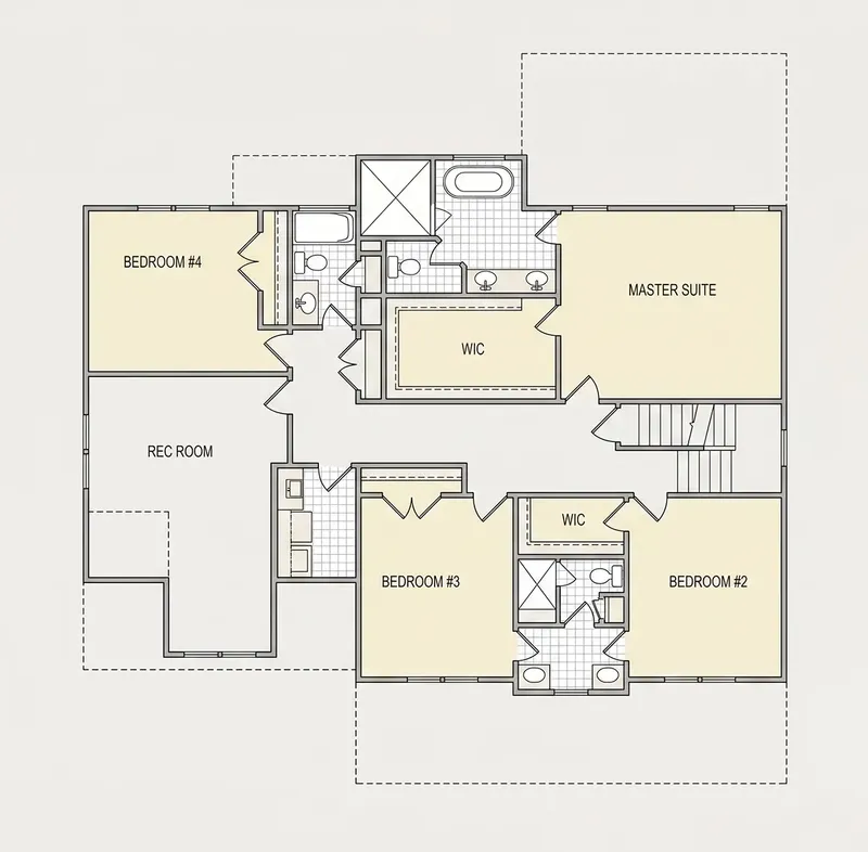 Antras Aukštas 7 – Dviejų aukštų namo projektas 341 m², 5 Miegamieji — 95630R