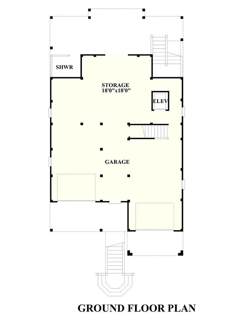Rūsys 6 – Trijų aukštų namo projektas 219 m², 4 Miegamieji — 22177R