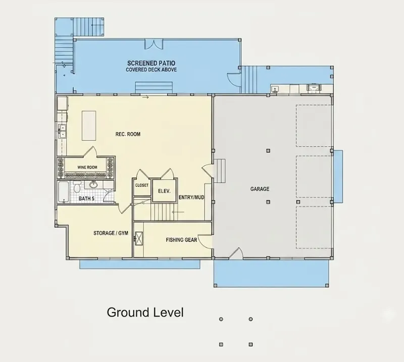 Rūsys 9 – Trijų aukštų namo projektas 378 m², 5 Miegamieji — 11942R