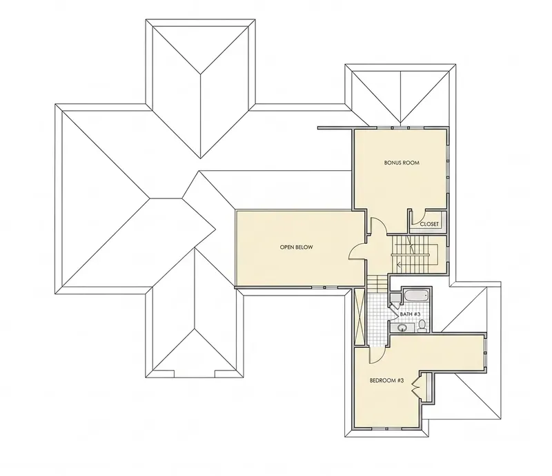 Antras Aukštas 24 – Namo projektas su mansarda 304 m², 3 Miegamieji — 17048R