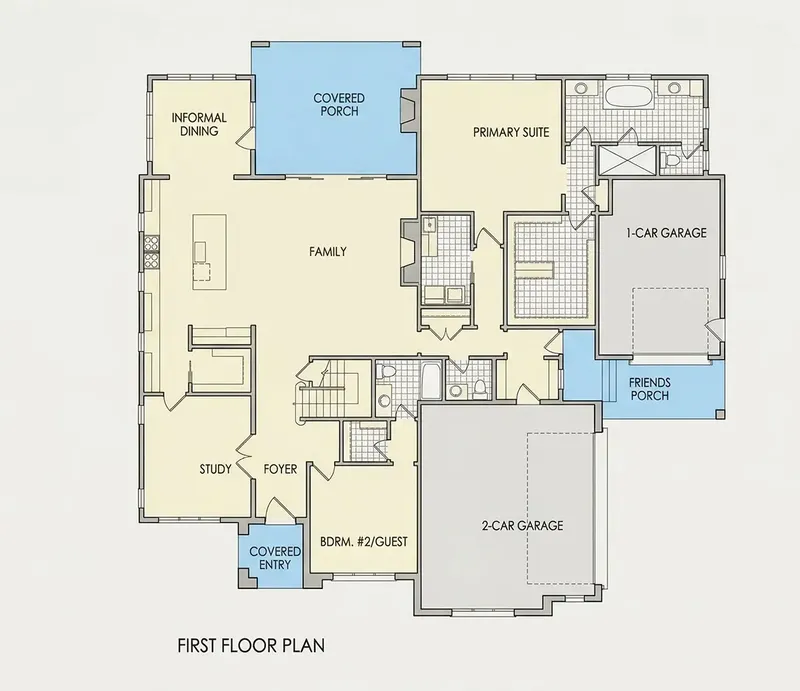 Pirmas Aukštas 8 – Namo projektas su mansarda 379 m², 4 Miegamieji — 15265R