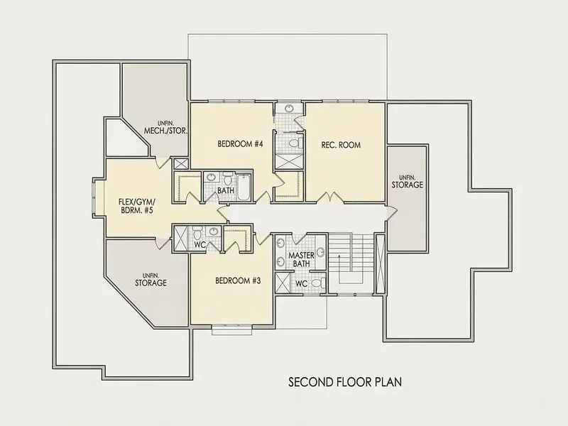 Antras Aukštas 25 – Namo projektas su mansarda 399 m², 5 Miegamieji — 51547R