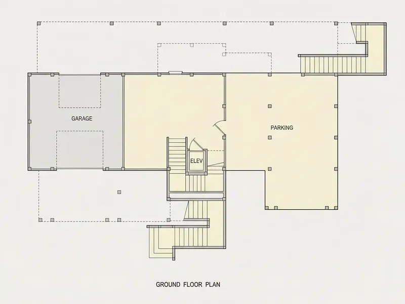 Rūsys 8 – Trijų aukštų namo projektas 341 m², 5 Miegamieji — 96890R