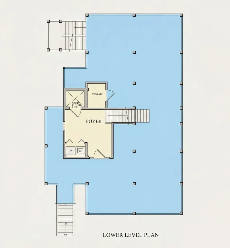 Rūsys 9 – Trijų aukštų namo projektas 483 m², 3 Miegamieji — 15834R