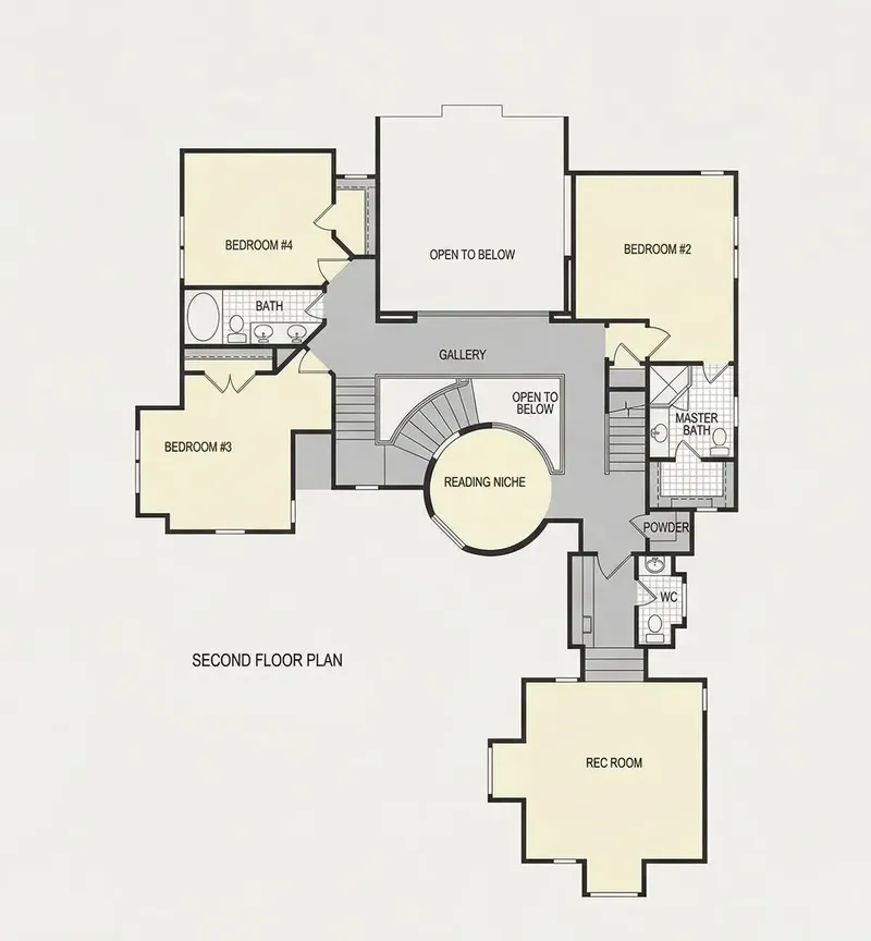 Antras Aukštas 23 – Dviejų aukštų namo projektas 399 m², 4 Miegamieji — 88919R