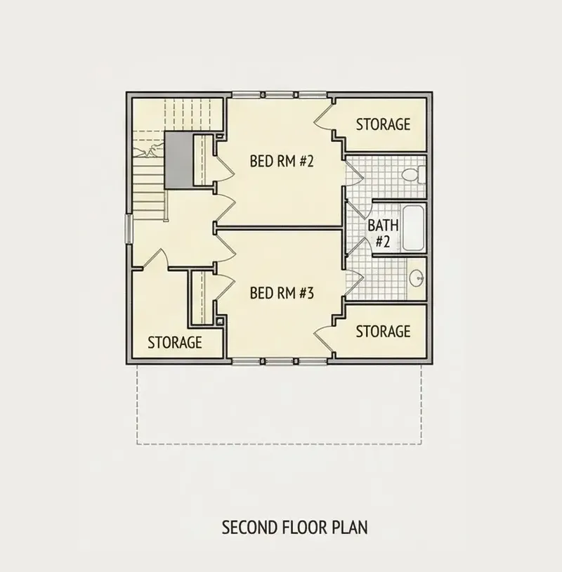 Antras Aukštas 10 – Namo projektas su mansarda 158 m², 3 Miegamieji — 52914R