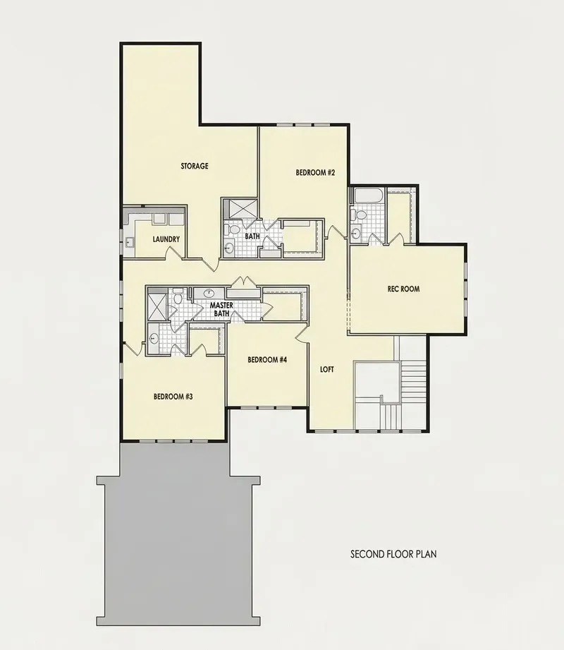 Antras Aukštas 23 – Dviejų aukštų namo projektas 479 m², 5 Miegamieji — 63139R