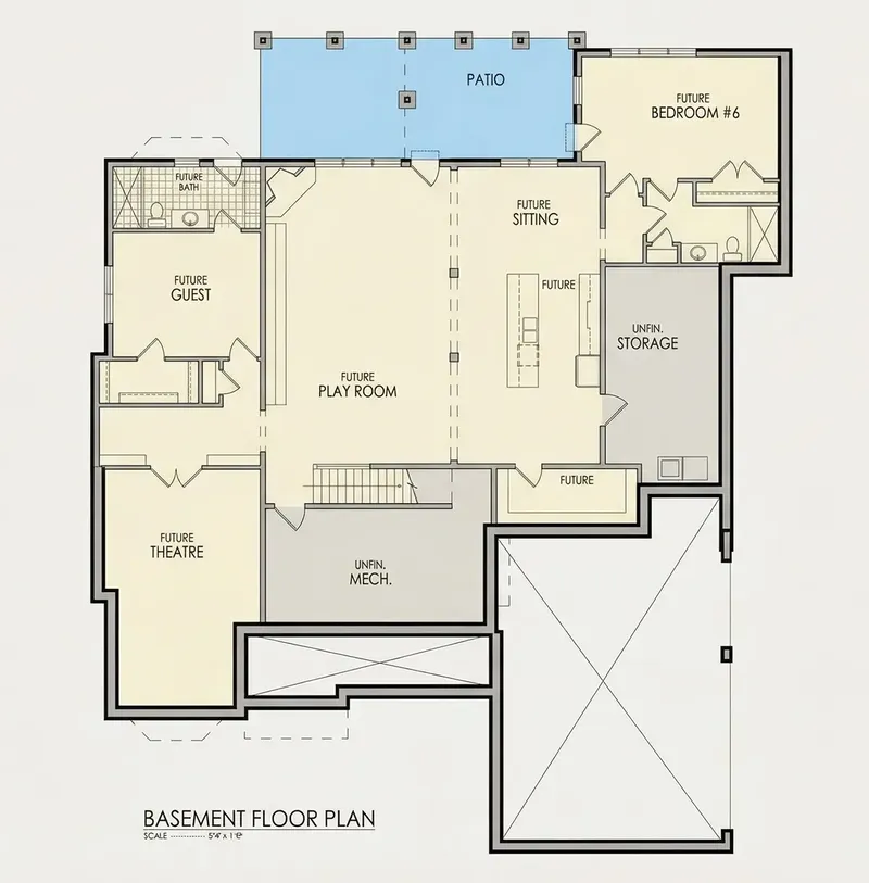 Rūsys 8 – Namo projektas su mansarda 698 m², 6 Miegamieji — 84878R