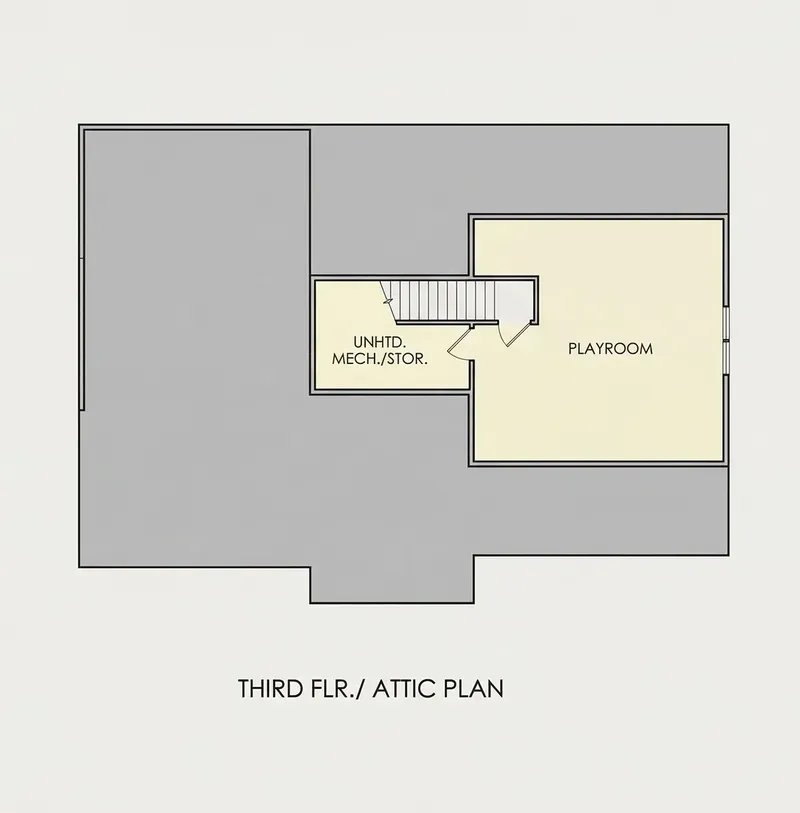 Trečias Aukštas 24 – Dviejų aukštų namo projektas 372 m², 4 Miegamieji — 76809R