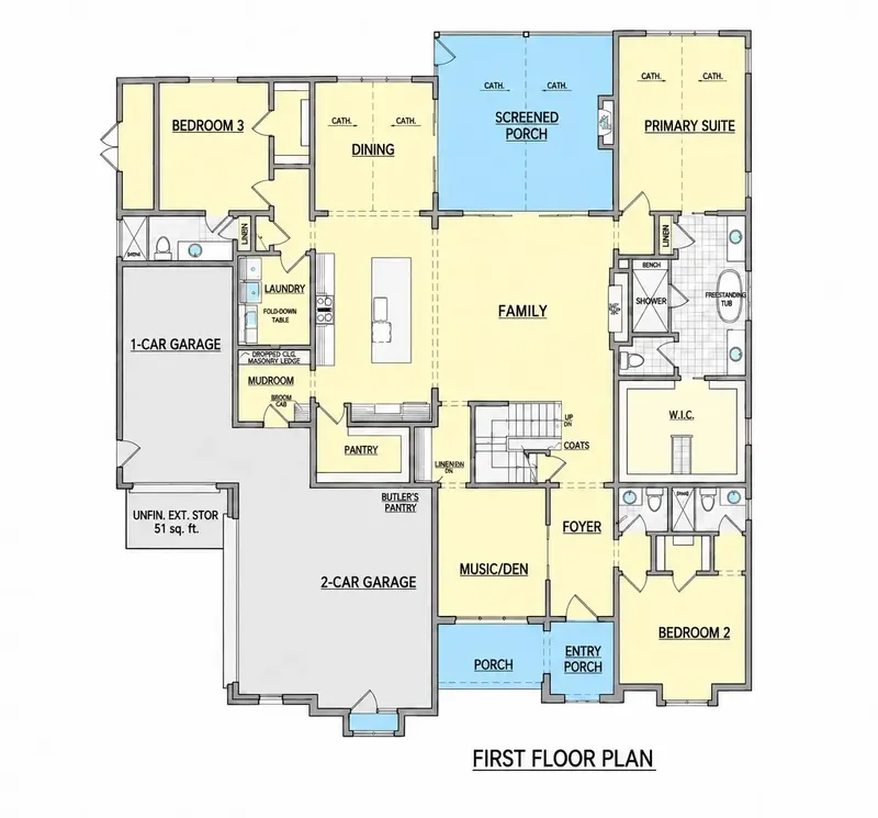 Pirmas Aukštas 11 – Namo projektas su mansarda 429 m², 6 Miegamieji — 85530R