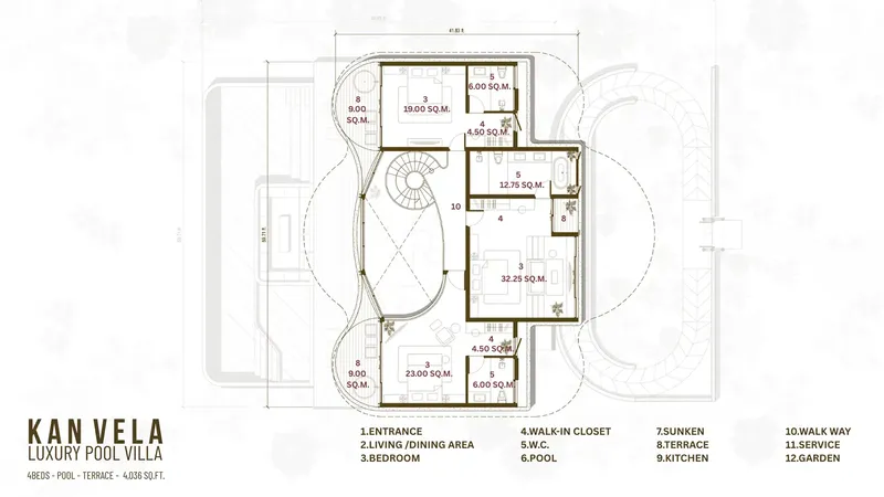 Antras Aukštas 22 – Dviejų aukštų namo projektas 375 m², 4 Miegamieji — 66838R