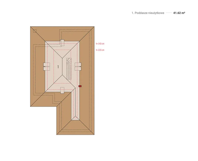 Antras Aukštas 1 – Namo projektas su mansarda 176 m², 3 Miegamieji — 26778R