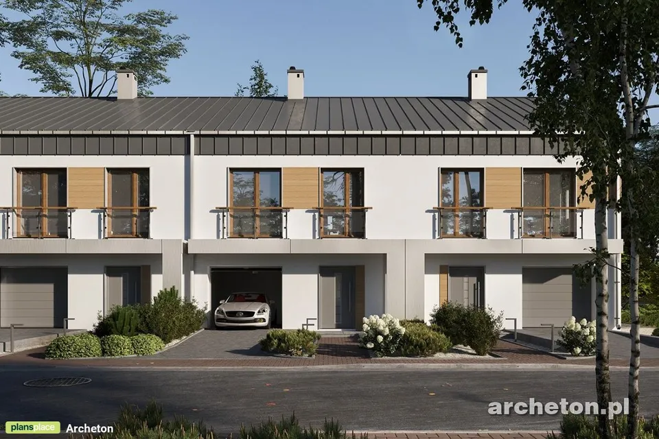 Pagrindiniai vaizdai 1 – Dviejų aukštų namo projektas 156 m², 4 Miegamieji — 44042R