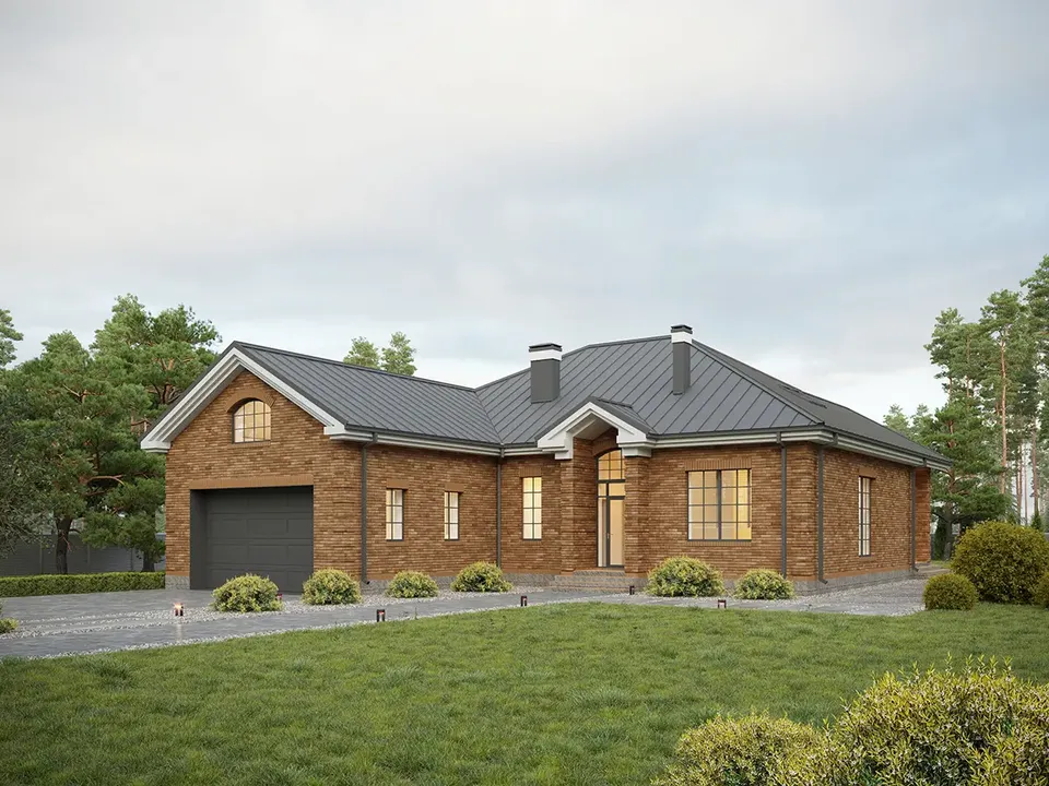 Pagrindiniai vaizdai 2 – Namo projektas su mansarda 294 m², 3 Miegamieji — 84921R
