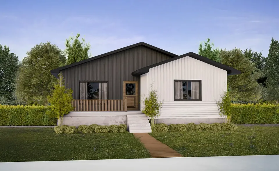Pagrindiniai vaizdai 2 – Vieno aukšto namo projektas 129 m², 3 Miegamieji — 15984UC