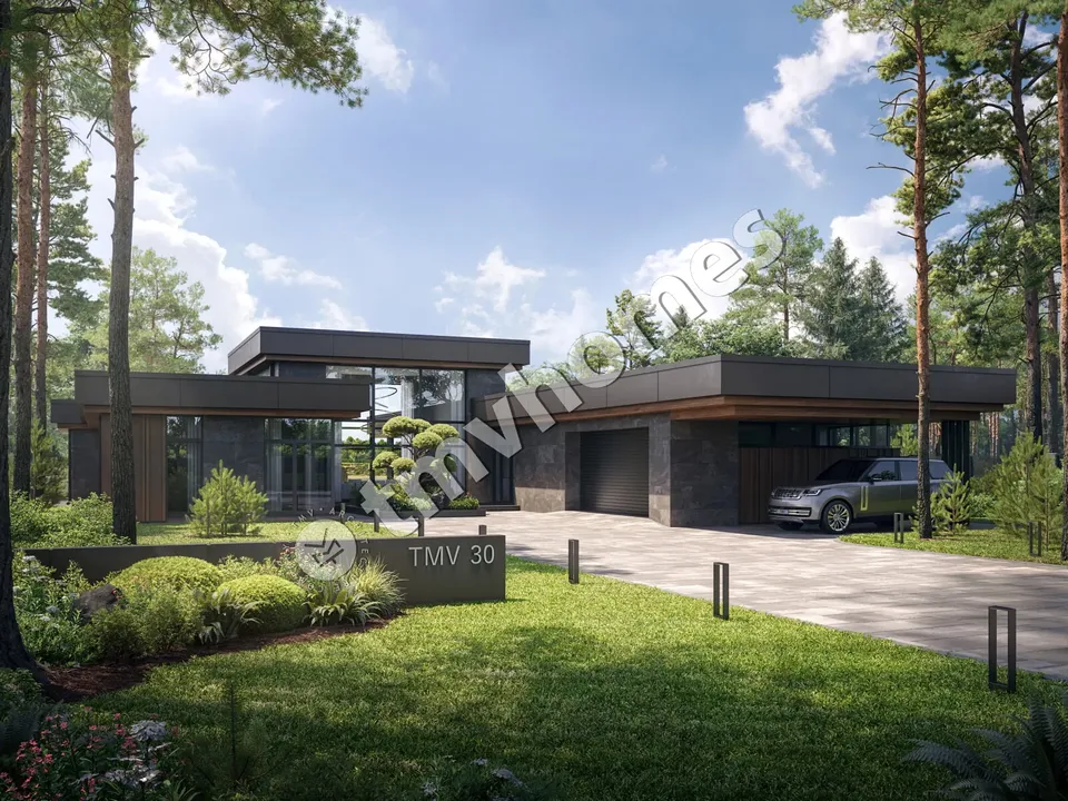 Pagrindiniai vaizdai 3 – Vieno aukšto namo projektas 287 m², 3 Miegamieji — 11806C